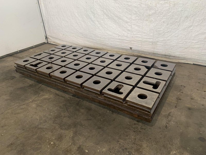 60&quot; X 120&quot; X 10&quot; T-SLOTTED FLOOR PLATE: STOCK #18597
