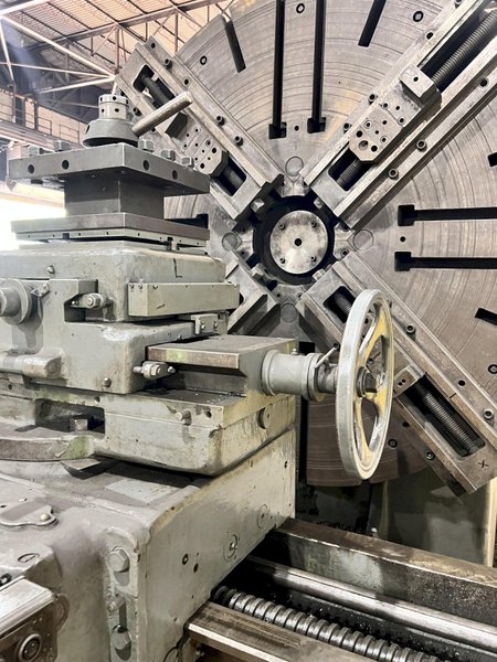 120&quot; SWING CRAVEN HEAVY DUTY FACING T-LATHE: STOCK #21007