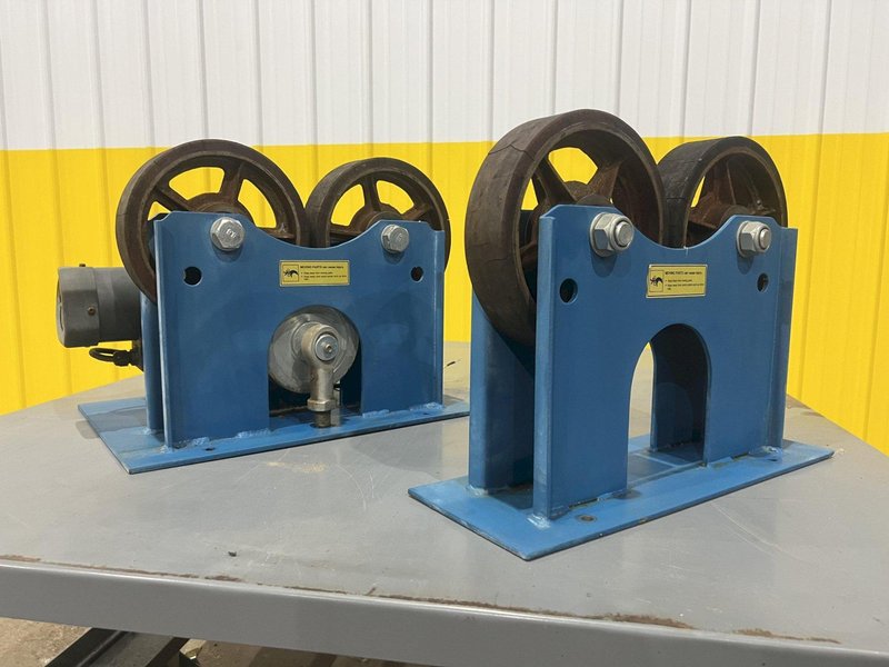 1300 LBS LACROIX POWERED &amp; IDLER TANK TURNING ROLLS: STOCK #18445