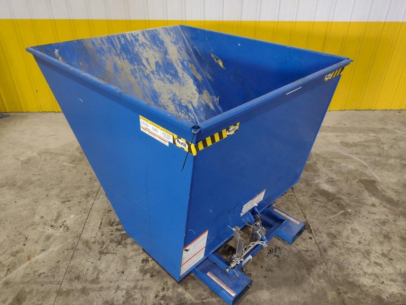 1 YARD X 6,000 LBS VESTIL MODEL #D-HOP-100-HD SELF DUMPING HOPPER: STOCK #22493