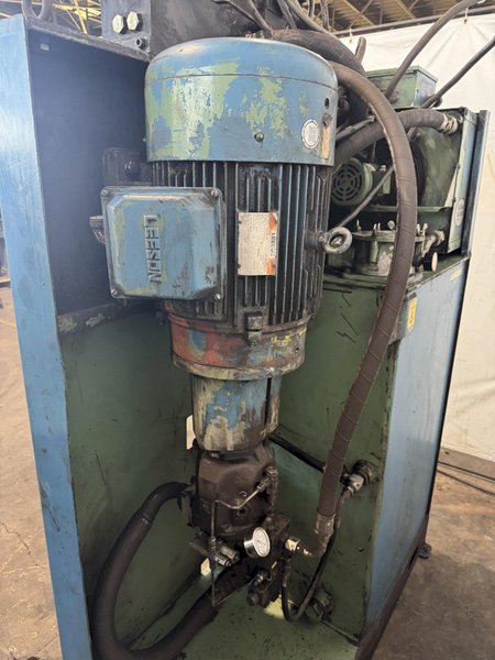 196 TON X 20” WIDTH X 1” FRANKLIN MODEL #B5196-20 AUTOMATIC FLANGE/PLATE LINE. STOCK # 0663625