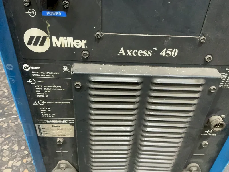 Miller  450 A  Welder  - Axcess 450