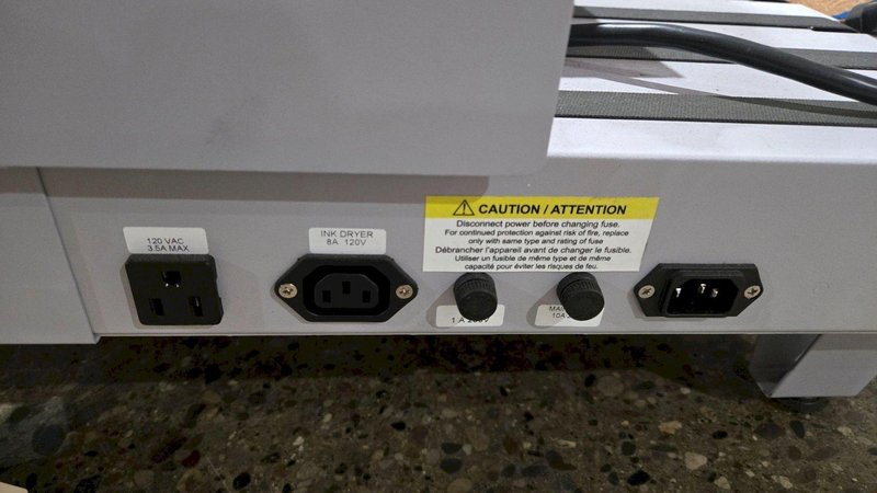 FORMAX COLORMAX8 DIGITAL COLOR PRINTER WITH CONVEYOR/EXTRA INK CARTRIDGES USED