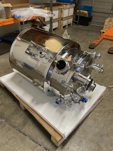 60 Gallon Aptia Engineering Stainless Steel Jacketed Vacuum Reactor Vessel – NEW!