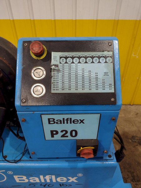 1.5" BALFLEX MODEL #P20 HYDRAULIC HOSE CRIMPER : YOBRO 25555