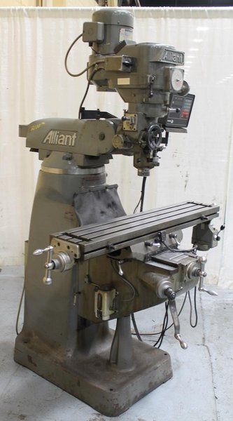 3 HP ALLIANT MODEL #RT2 VERTICAL RAM TYPE MILL: STOCK 63367