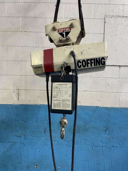1 TON COFFING ELECTRIC CHAIN HOIST: STOCK #75535