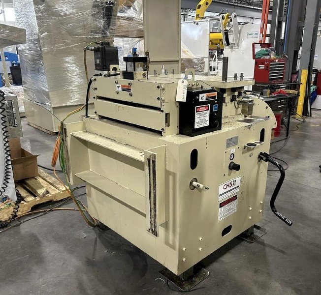 24&quot; Wide x .110&quot; NIDEC-CHS Servo Roll Feed Straightener Combination For Sale