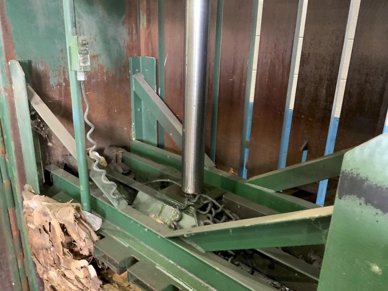 60" X 30" SELCO CARDBOARD BALER: STOCK #74743