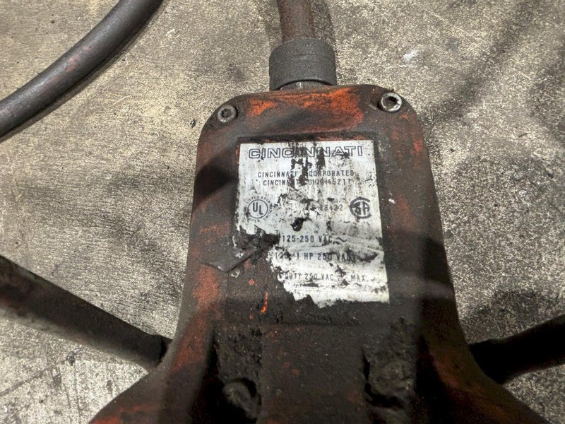 14&#039; X 3/8&quot; CINCINNATI 375 HS POWER SQUARING SHEAR WITH BACK GAUGE; FLOOR STANDING: YOBRO #24238