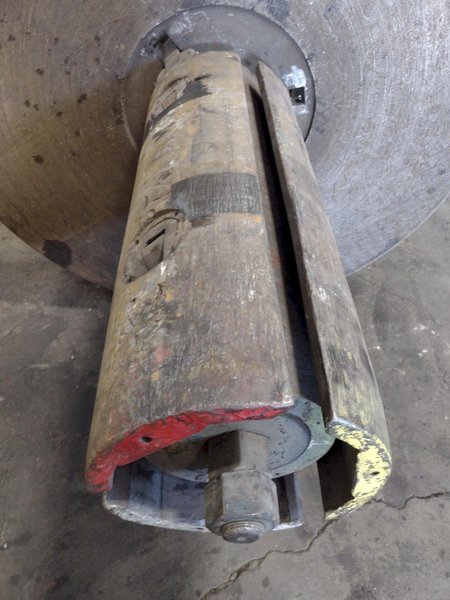 30,000 LBS X 48" YODER PULL OFF UNCOILER / COIL REEL: STOCK #16920