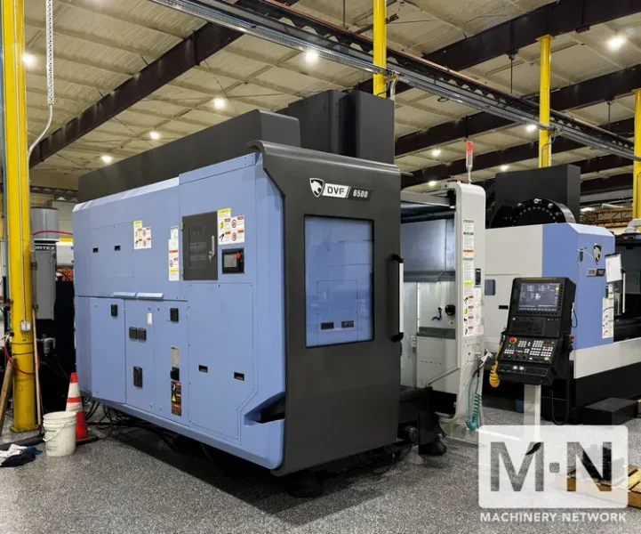 DN SOLUTIONS DVF 6500 CNC 5-Axis Vertical Machining Center, 2023 - LIKE NEW