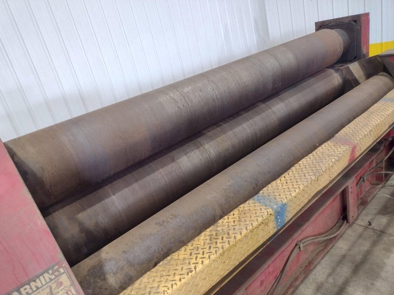 10' X 1" MONTGOMERY MODEL #4R-120100 4-ROLL HYDRAULIC PLATE BENDING ROLL: STOCK #17021