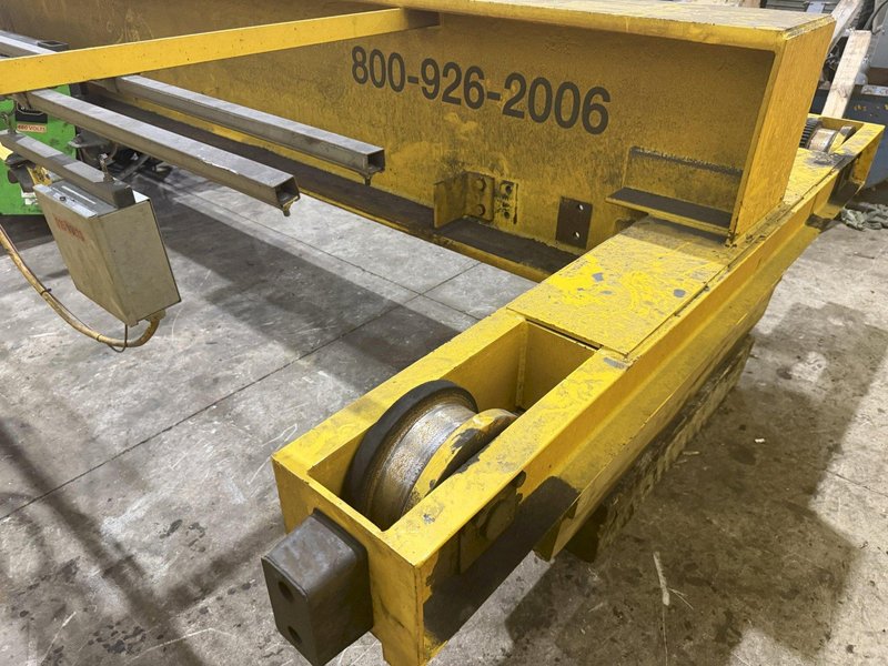 11.5 TON X 30' DESHAZO TOP RUNNING SINGLE GIRDER BRIDGE CRANE 2005 : YOBRO 25993