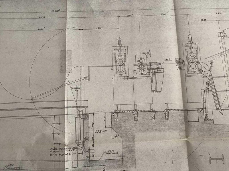 41" x 6.30" x 20,000# Georg Slitting Line