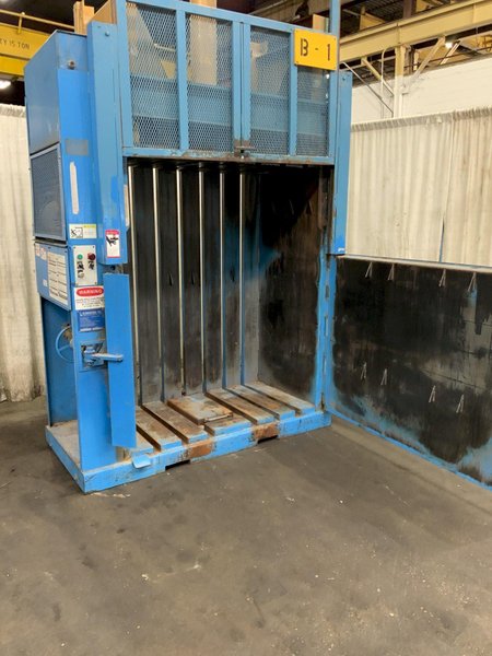 TL INDUSTRIES MODEL TVB60S VERTICAL CARDBOARD BALER: STOCK #81528