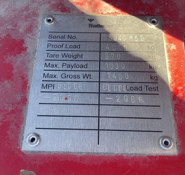 10&quot; WEATHERFORD MODEL &quot;SUT&quot; PORTABLE PIPE HYDRDAULIC BREAK-OUT &amp; BUCKING MACHINE: STOCK #18037