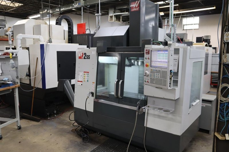 Haas VF-2SS CNC Vertical Machining Center, 12K Spindle, 30 Station SMTC, Probing, 4th Axis Brushless Drive - NEW 2020- Auction Item
