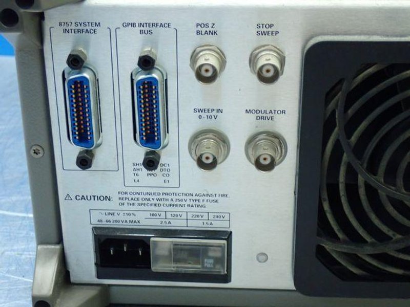 AGILENT SCALER NETWORK ANALYZER  -  8757D