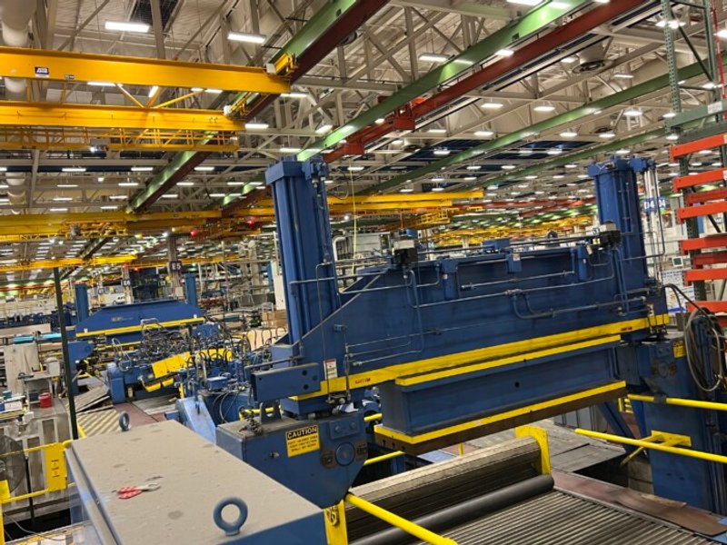 L&amp;F CNC 1000 Ton Longitudinal Stretch Forming Machine