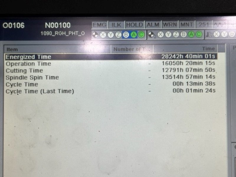 MAKINO T2 5 Axis HMC