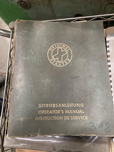 Pfauter P400 Gear Hobber, 1973 – Under Power, Tooling