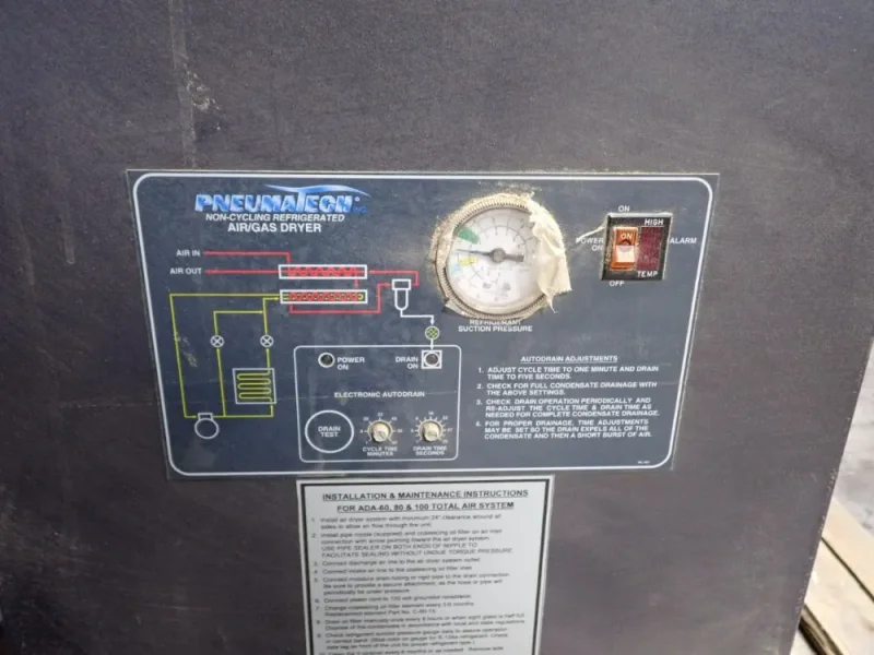 PNEUMATECH 60 SCFM AIR DRYER   -  ADA-60