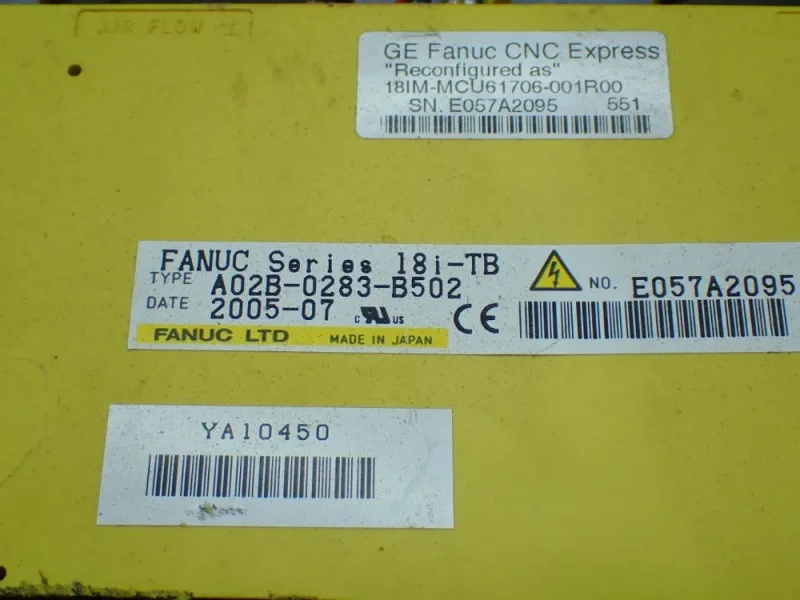 FANUC OPERATOR PANEL INTERFACE  -  A02B-0283-B502