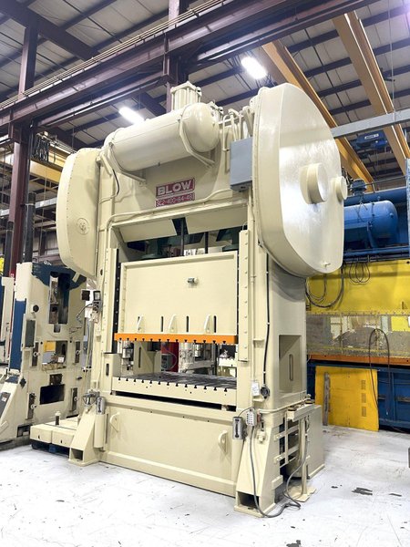 400 ton Blow SC2-400-84-48 Used Straight Side Mechanical Metal Stamping Press For Sale, Year 1989, RECONDITIONED!
