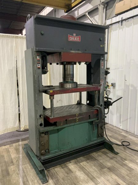 200 TON DAKE MODEL #908-201 HYDRAULIC H FRAME PRESS: STOCK #80884