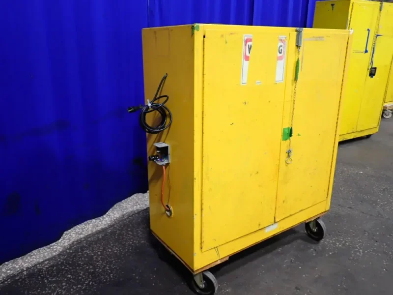 JUSTRITE 43" X 18" X 45" FLAMMABLE CABINET