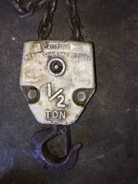 1/2 COFFING ELECTRIC CHAIN HOIST STOCK#2209