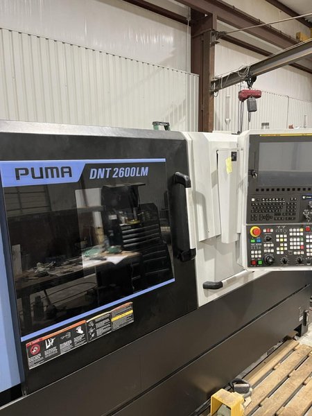 Doosan Puma DNT 2600LM CNC Lathe, 2023 – Z Axis Milling Head, Chip ...
