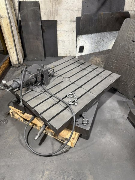 40" X 50" DEVLIEG AIR LIFT ROTARY TABLE. STOCK # 0221326