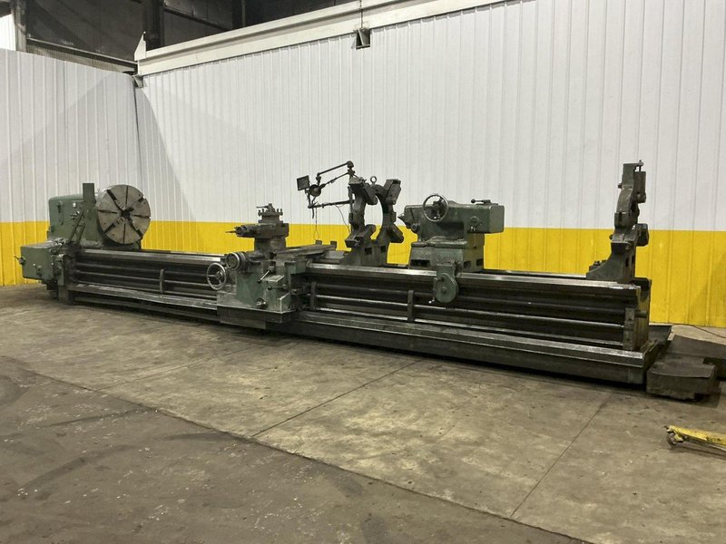 44" X 252" MONARCH MODEL #4025-31X252 HEAVY DUTY ENGINE LATHE: YOBRO #24974
