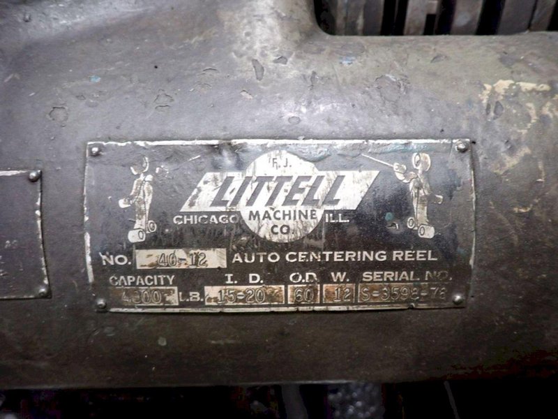 4,000 LBS DOUBLE END LITTELL AUTO CENTERING REEL: YOBRO #24308