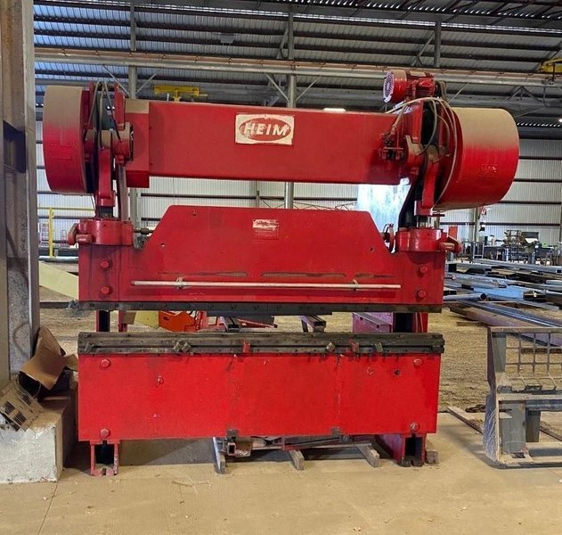 75 Ton x 8 ft. Heim Mechanical Air Clutch Press Brake Model 75-8