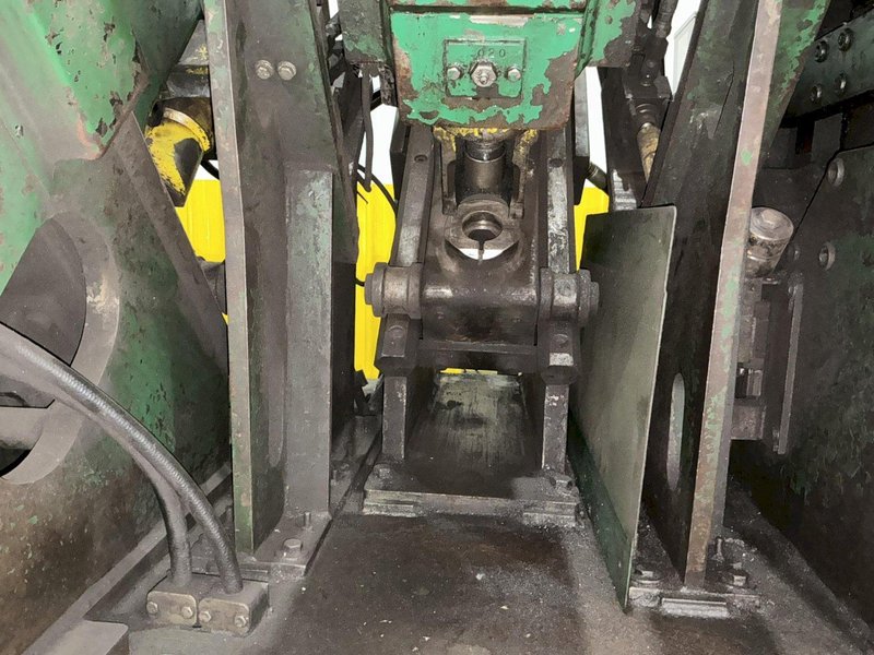 6" x 6" x 1/2" CONTROLLED AUTOMATION MODEL #ABL-74 AUTOMATIC ANGLE PUNCH &amp; SHEAR LINE: STOCK #24935