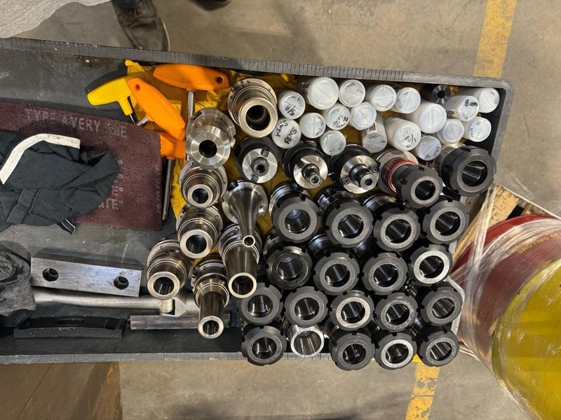 CR Onsrud F98HM75 5 Axis Hybrid Machining Center, 2023 – Probe, Tooling, Fanuc Control