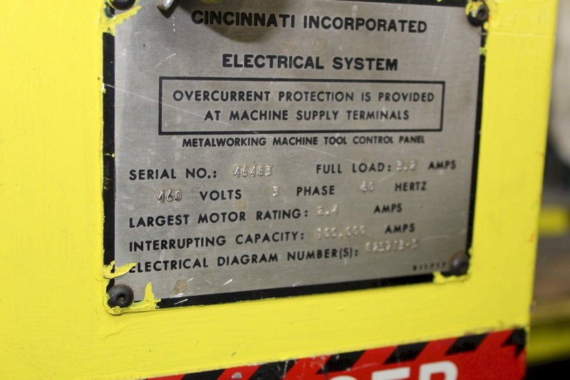 6&#039; CINCINNATI MODEL #2CV06-H SHEAR STACKER STOCK #72227