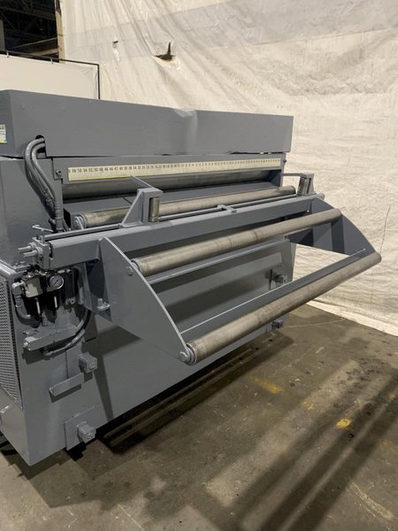 60" X .190" DALLAS 2D-400 AIR FEEDER WITH POWERED PINCH ROLLS. STOCK # 1247223