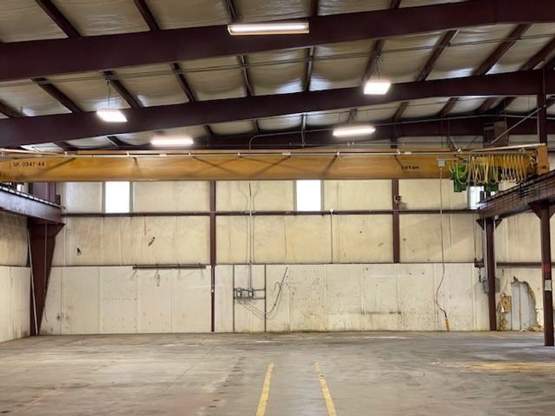 10 TON X 45' WIDE X 147' LONG RMT SINGLE GIRDER OVERHEAD CRANE SYSTEM