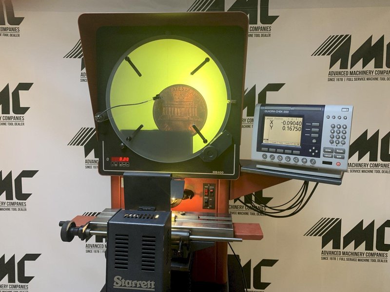 16" STARRETT Model HB400 Bench Top Optical Comparator, S/N 50484.