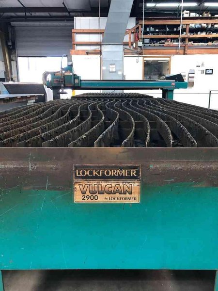5′ x 20′ Lockformer Vulcan 2900 CNC Plasma Table, 1998 – Hypertherm Powermax 65