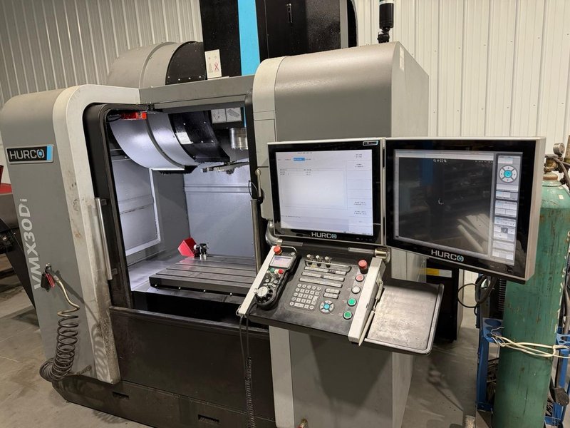 Hurco VMX30Di VMC, 2019 – H-200 4th Axis Rotary, Renishaw Tool Setter, Thru Spindle Coolant