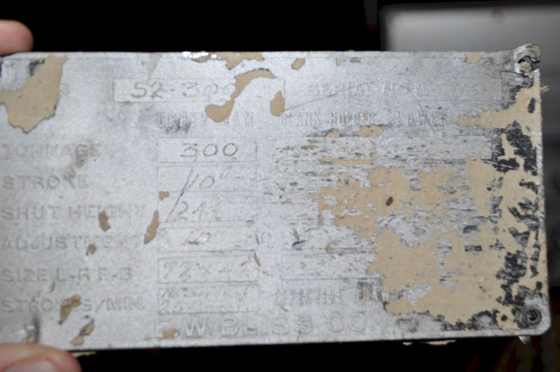 300 TON BLISS SSDC PRESS