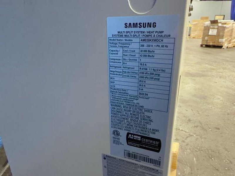 SAMSUNG 38000/42000 BTU MULTI SPLIT SYSTEM/HEAT PUMP  -  AM038KXWCH