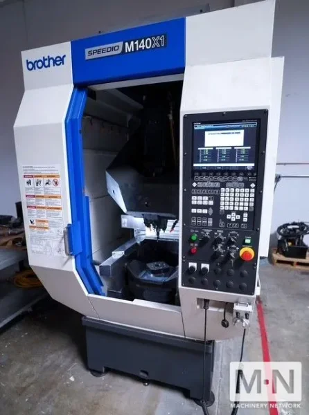 Brother Speedio M140X1 CNC 5- Axis Vertical Machining Center with turning