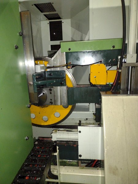 13.4&quot; X 13.4&quot; MISSLER MODEL #DEB-340-CE AUTOMATIC HORIZONTAL BANDSAW, NEW 2000: STOCK #19627