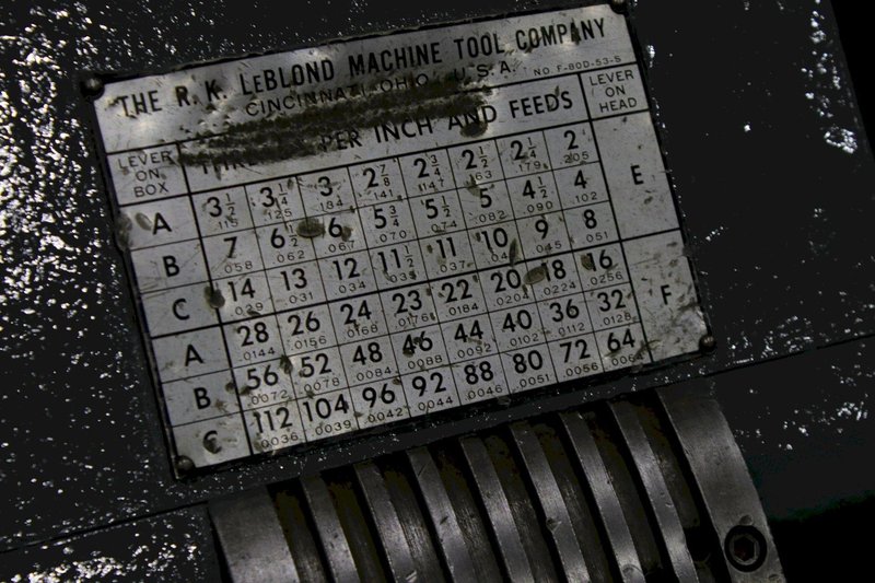 24&quot; X 144&quot;  LEBLOND ENGINE LATHE: STOCK #74884